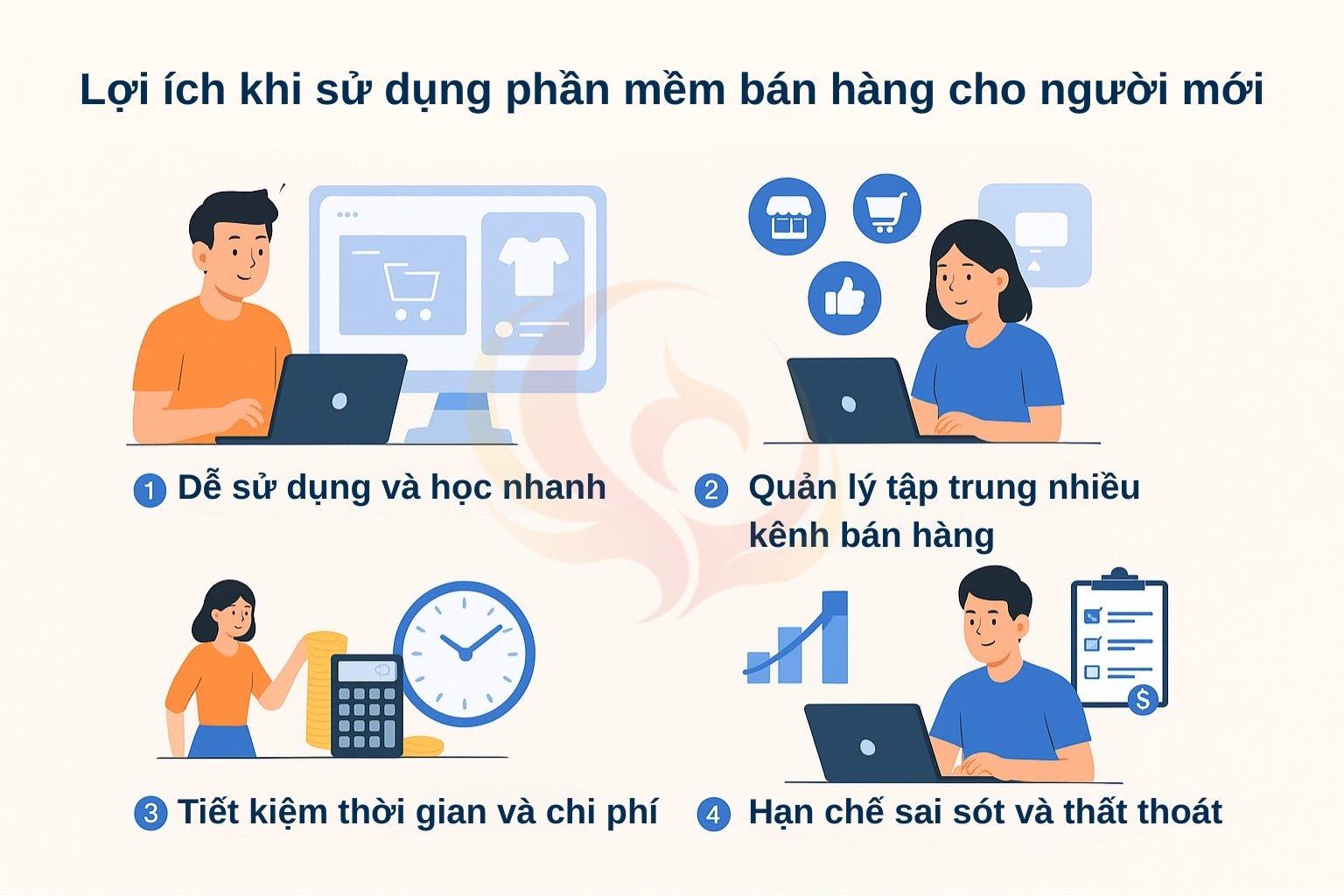 Nhiều lợi ích khi áp dụng phần mềm bán hàng từ sớm