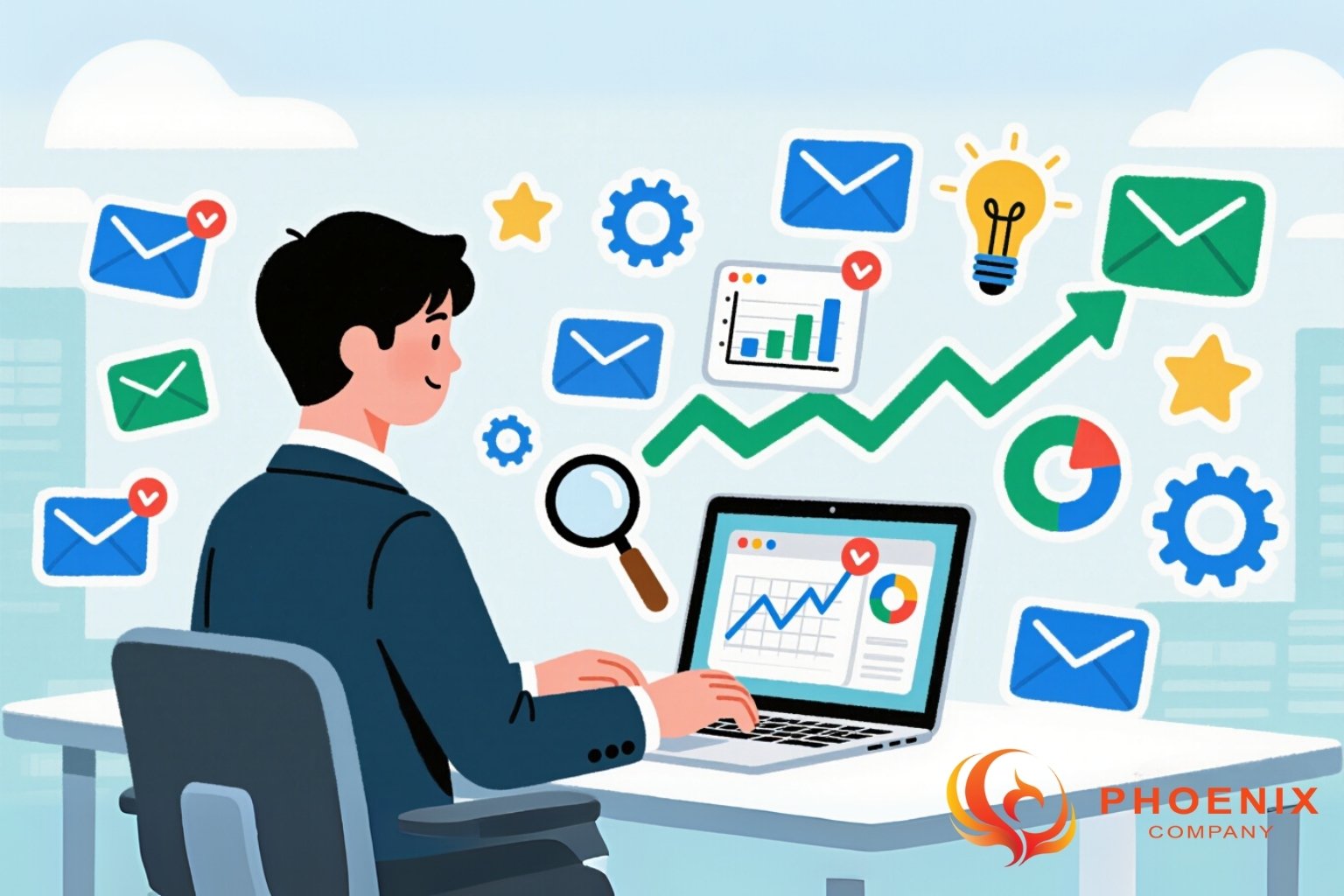 Email marketing là hình thức tiếp thị trực tiếp thông qua email, giúp kết nối doanh nghiệp với khách hàng